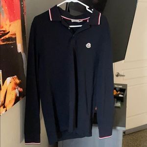 Moncler long sleeve collard shirt.